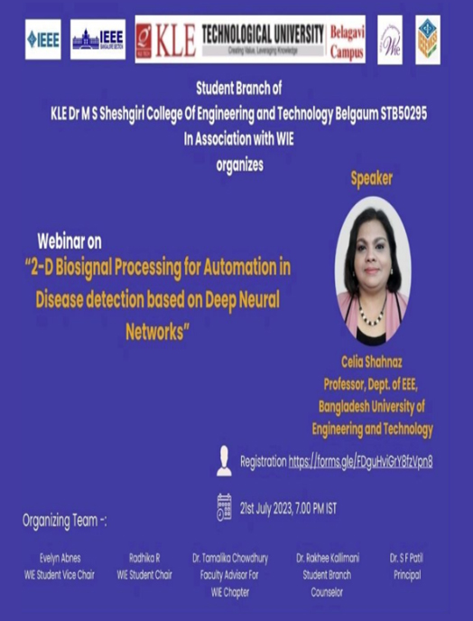 Webinar on 2D-Biosignal Processing for Automation Disease Detection Based on Deep Neural Network.
