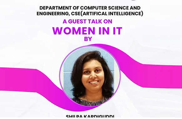 Women in IT talk by Mrs. Shilpa Karadiguddi Madam 